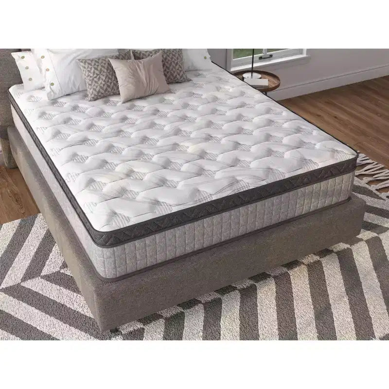Okak 12/10IN Mattress with Cooling Gel Memory Foam, Pressure Relief Hybrid Mattress with Motion Isolation, Mattress for Kids and Adults