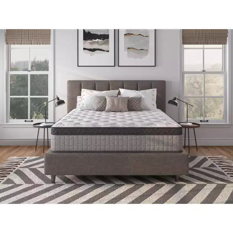 Okak 12/10IN Mattress with Cooling Gel Memory Foam, Pressure Relief Hybrid Mattress with Motion Isolation, Mattress for Kids and Adults