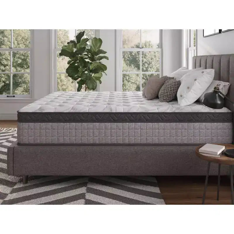 Okak 12/10IN Mattress with Cooling Gel Memory Foam, Pressure Relief Hybrid Mattress with Motion Isolation, Mattress for Kids and Adults