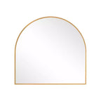 HomeRoots 29 Gold Metal Arch Framed Accent Mirror