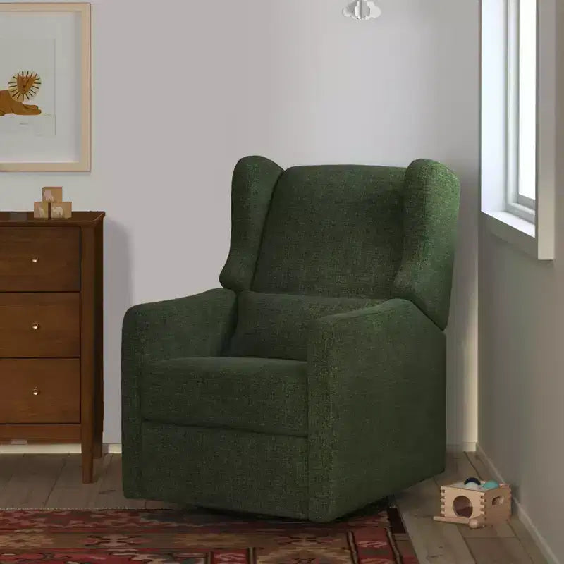 Carter's by daVinci Arlo Recliner and Swivel Glider | Water Repellent & Stain Resistant Fabric