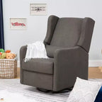 Carter's by daVinci Arlo Recliner and Swivel Glider | Water Repellent & Stain Resistant Fabric