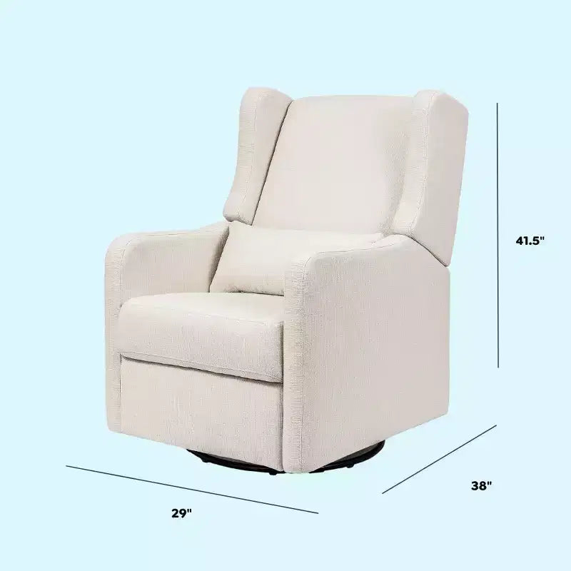 Carter's by daVinci Arlo Recliner and Swivel Glider | Water Repellent & Stain Resistant Fabric