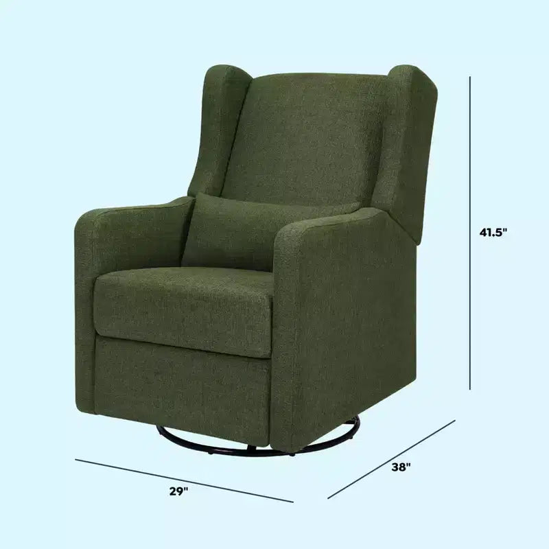 Carter's by daVinci Arlo Recliner and Swivel Glider | Water Repellent & Stain Resistant Fabric