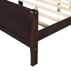 Wood Platform Bed, Wood Bed Frame with Headboard and Footboard for Bedroom