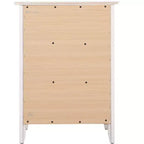Versatile White Transitional Nightstand