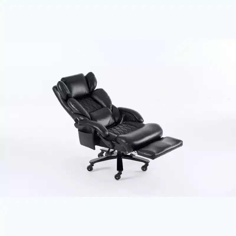 360Swivel Office Chair Ergonomic Massage Computer Chair High Back Gaming Chair Task Chair with Adjustable Back&Height, Universal Wheels - ModernLuxe