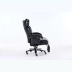 360Swivel Office Chair Ergonomic Massage Computer Chair High Back Gaming Chair Task Chair with Adjustable Back&Height, Universal Wheels - ModernLuxe