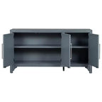 Farmhouse Style Sideboard Cabinet with Adjustable Shelves, Retro Buffet Table for Living Room, Entrance, Study