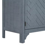 Farmhouse Style Sideboard Cabinet with Adjustable Shelves, Retro Buffet Table for Living Room, Entrance, Study