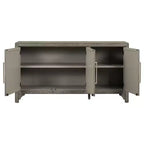 Farmhouse Style Sideboard Cabinet with Adjustable Shelves, Retro Buffet Table for Living Room, Entrance, Study