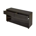 Wood Console Table with Storage, Vintage Entryway Table Drawers and Shelves for Entryway and Hallway