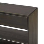 Wood Console Table with Storage, Vintage Entryway Table Drawers and Shelves for Entryway and Hallway