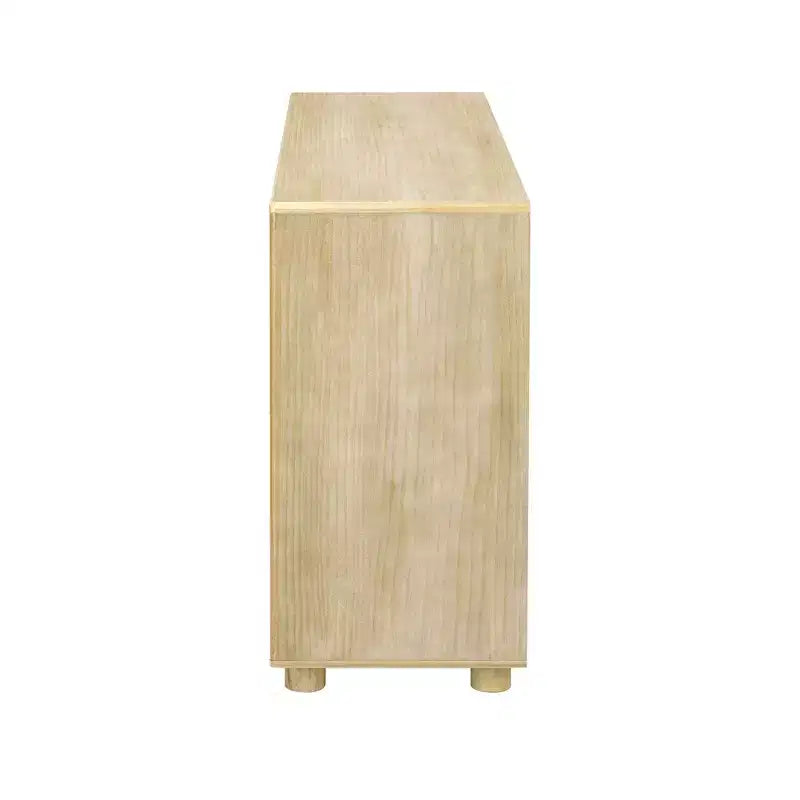 Wood Console Table with Storage, Vintage Entryway Table Drawers and Shelves for Entryway and Hallway
