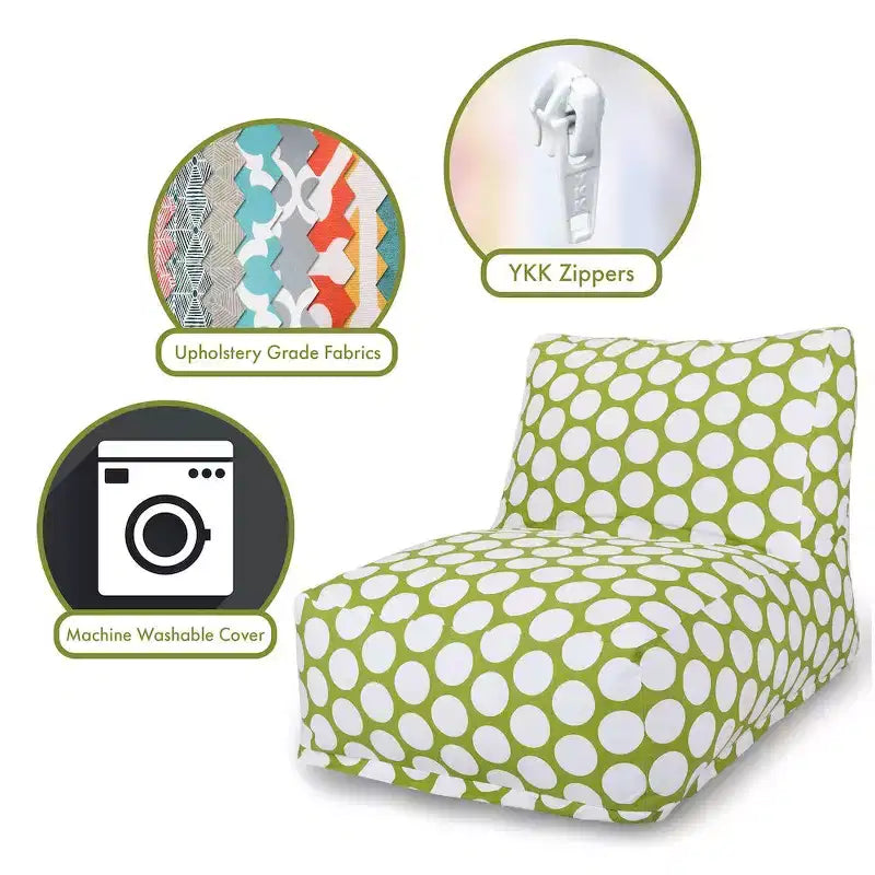 Majestic Home Goods Chair Lounger Polka Dot