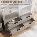 72 in Tall Bookcase, Bookcase and Bookshelves with Storage, Modern Book Shelf Large Freestanding Display Storage Shelves for Home Office