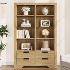72 in Tall Bookcase, Bookcase and Bookshelves with Storage, Modern Book Shelf Large Freestanding Display Storage Shelves for Home Office