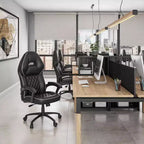 High Back Executive Sport Race Office Chair. Color: Black