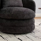 360 Swivel Accent Chair Barrel Chair Single Club Sofa Chair Upholstered Armchair Round Reading Chair - ModernLuxe
