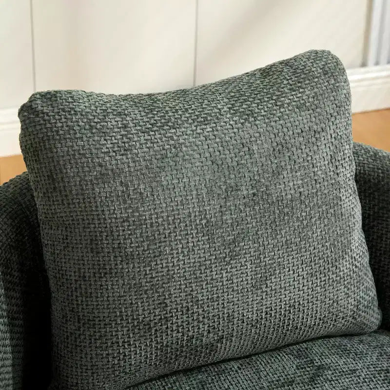 360 Swivel Accent Chair Barrel Chair Single Club Sofa Chair Upholstered Armchair Round Reading Chair - ModernLuxe
