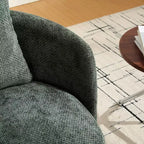360 Swivel Accent Chair Barrel Chair Single Club Sofa Chair Upholstered Armchair Round Reading Chair - ModernLuxe