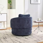 360 Swivel Accent Chair Barrel Chair Single Club Sofa Chair Upholstered Armchair Round Reading Chair - ModernLuxe