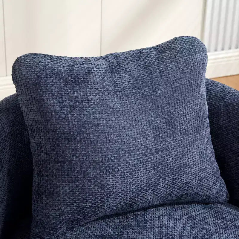 360 Swivel Accent Chair Barrel Chair Single Club Sofa Chair Upholstered Armchair Round Reading Chair - ModernLuxe