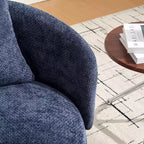 360 Swivel Accent Chair Barrel Chair Single Club Sofa Chair Upholstered Armchair Round Reading Chair - ModernLuxe