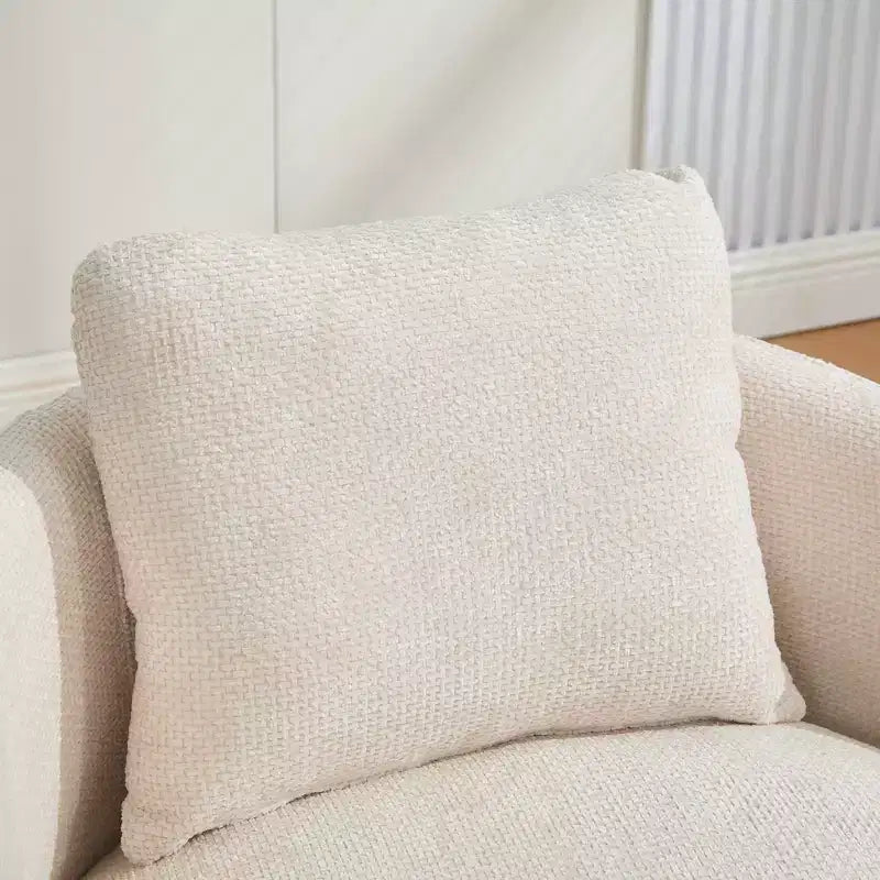 360 Swivel Accent Chair Barrel Chair Single Club Sofa Chair Upholstered Armchair Round Reading Chair - ModernLuxe