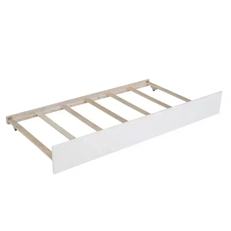 Luxystar Twin Size Kids House Bed with Twin Size Trundle and Pull Out Bed