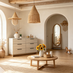 Commode double 6 tiroirs chêne South Shore