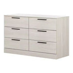 Step One Essential 6 Drawer Double Dresser Oak - South Shore