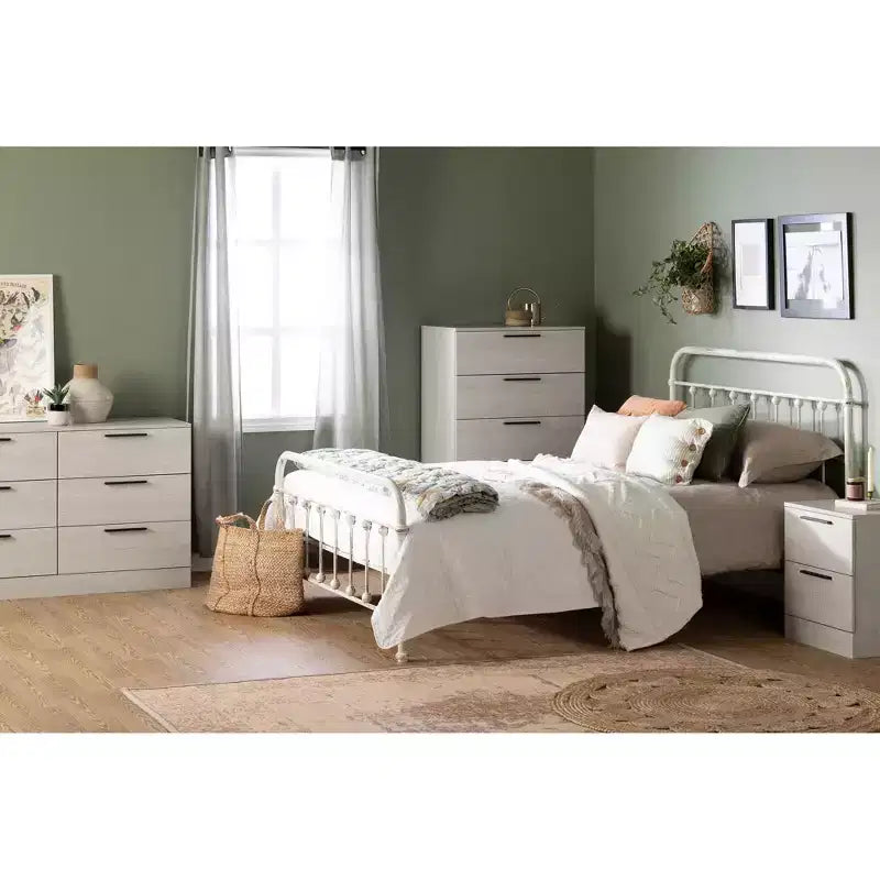 Step One Essential 6 Drawer Double Dresser Oak - South Shore