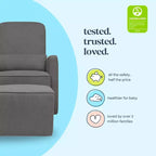 DaVinci Olive Glider and Ottoman