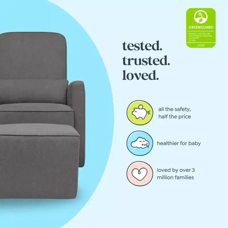 DaVinci Olive Glider and Ottoman