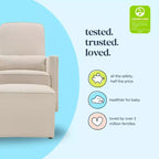 DaVinci Olive Glider and Ottoman