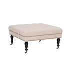Isabelle Square Tufted Ottoman - Linon