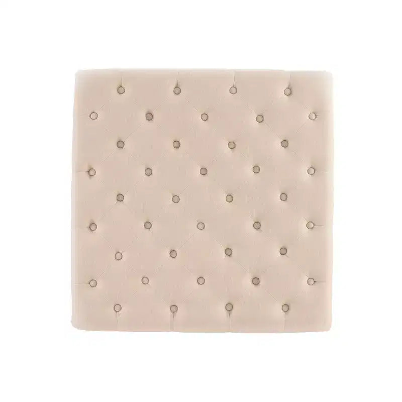 Isabelle Square Tufted Ottoman - Linon
