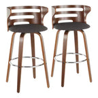 Set of 2 Cosini Upholstered Barstools - Lumisource