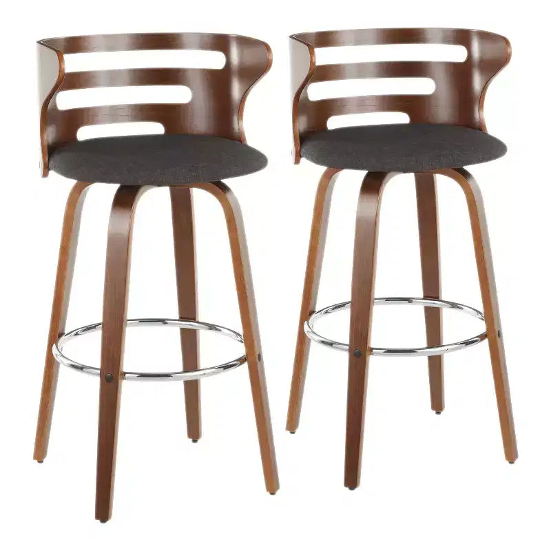 Set of 2 Cosini Upholstered Barstools - Lumisource