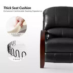 Alexandra Genuine Leather Manual Recliner| ART OF LIVING DESIGNS