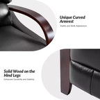 Alexandra Genuine Leather Manual Recliner| ART OF LIVING DESIGNS
