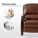 Alexandra Genuine Leather Manual Recliner| ART OF LIVING DESIGNS