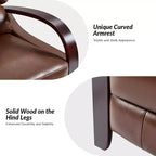Alexandra Genuine Leather Manual Recliner| ART OF LIVING DESIGNS
