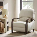 Alexandra Genuine Leather Manual Recliner| ART OF LIVING DESIGNS