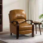 Alexandra Genuine Leather Manual Recliner| ART OF LIVING DESIGNS