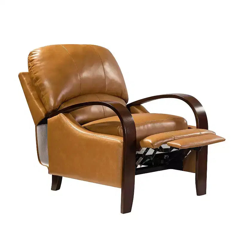 Alexandra Genuine Leather Manual Recliner| ART OF LIVING DESIGNS