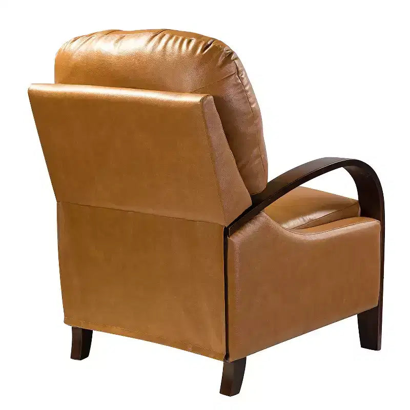 Alexandra Genuine Leather Manual Recliner| ART OF LIVING DESIGNS