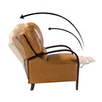 Alexandra Genuine Leather Manual Recliner| ART OF LIVING DESIGNS