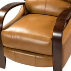 Alexandra Genuine Leather Manual Recliner| ART OF LIVING DESIGNS